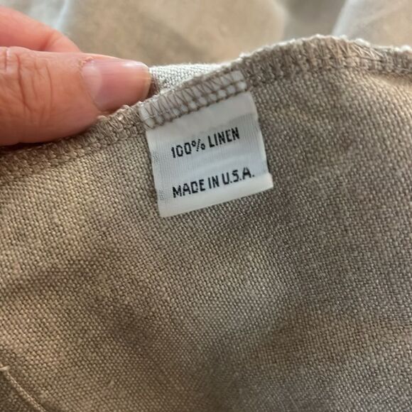 Bryn Walker Oversized Gordan Shirt, Tan, size L - Picture 9 of 10